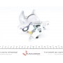 Супорт гальмівний (задній) (L) Renault Clio IV/Fluence/Megane I/II/III/Scenic III 03- (d=34mm)