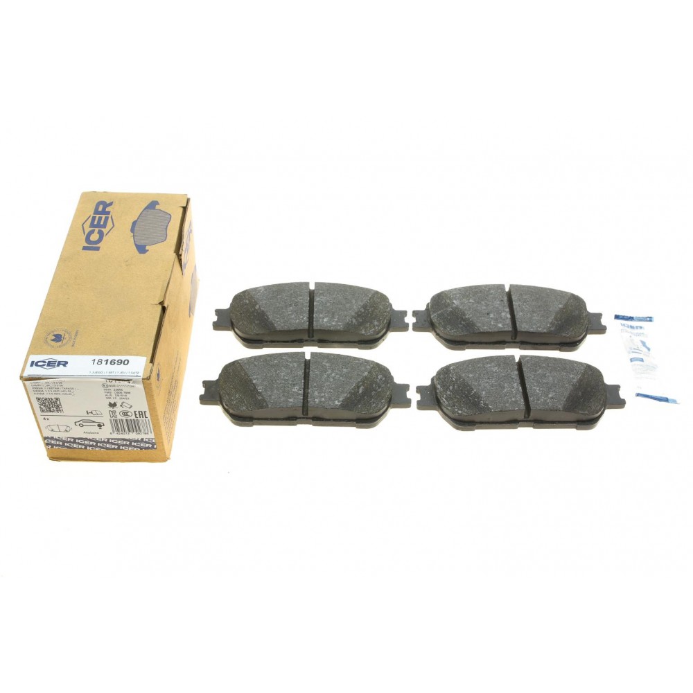 Колодки гальмівні (передні) Toyota Camry 01-06/Lexus ES III-IV 01-06
