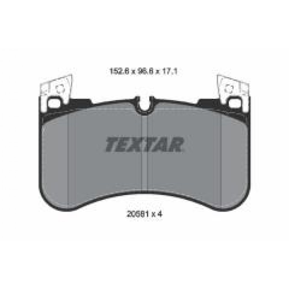 Колодки гальмівні (передні) Land Rover Defender 19-/Discovery 16-/Range Rover 12- 4x4 (Brembo) Q+