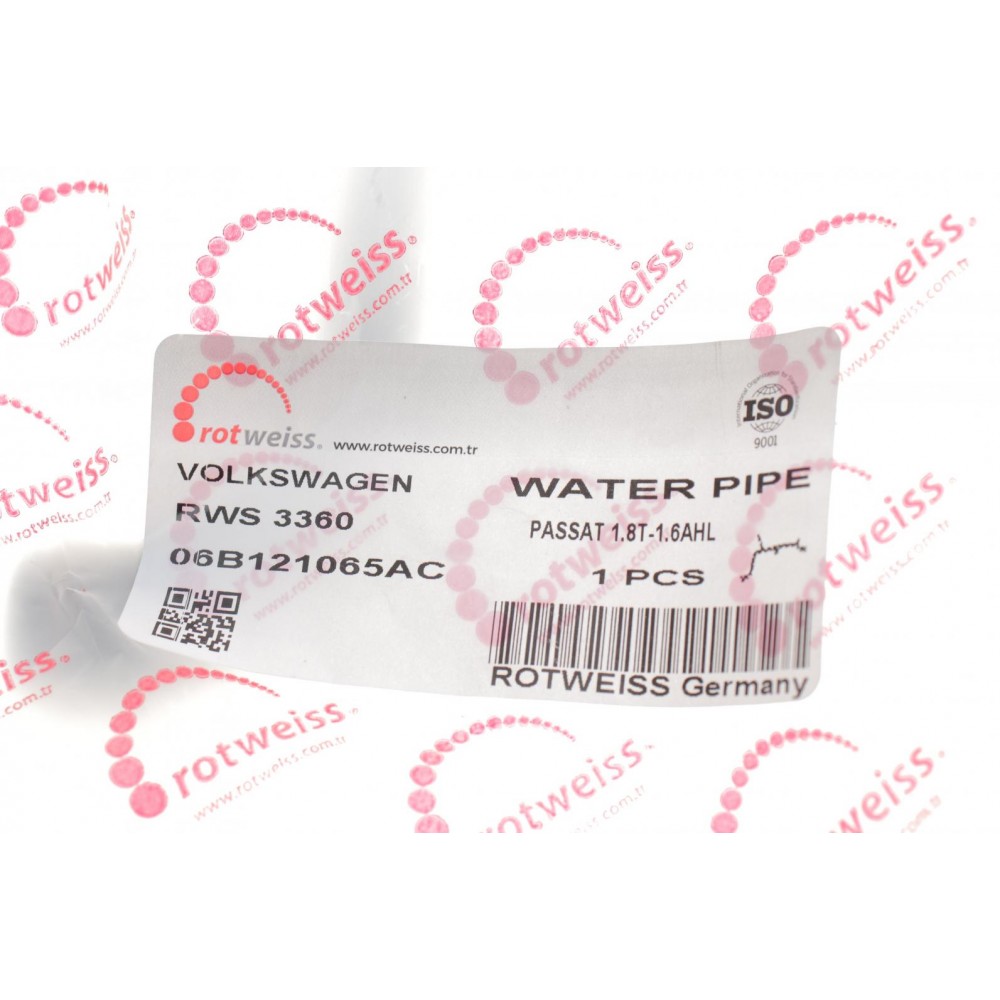 Патрубок системи охолодження VW Passat 1.6/1.8T 96-05