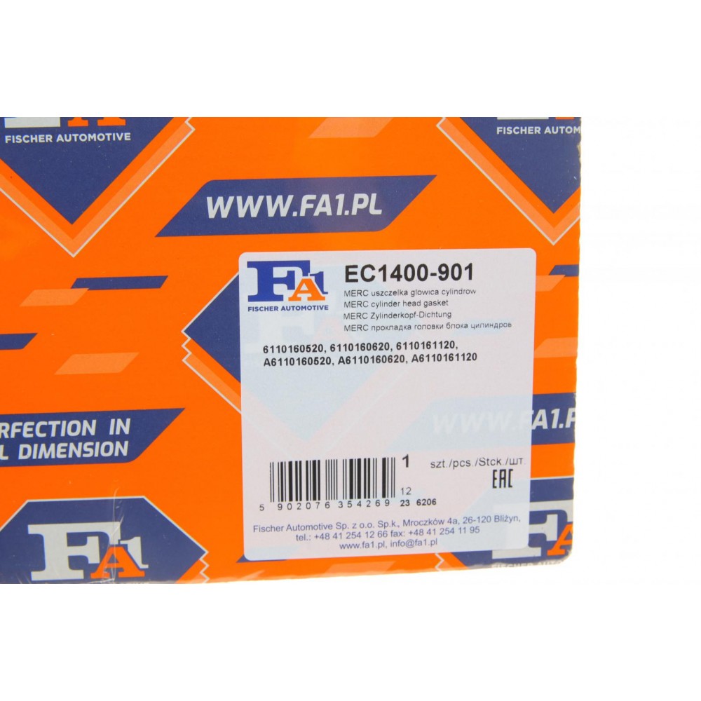 Прокладка ГБЦ MB Sprinter 2.2CDI 00- OM611/646 (1.2mm)