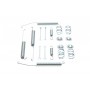 Комплект пружинок колодок ручника Mitsubishi L200/L400/Colt 95-07
