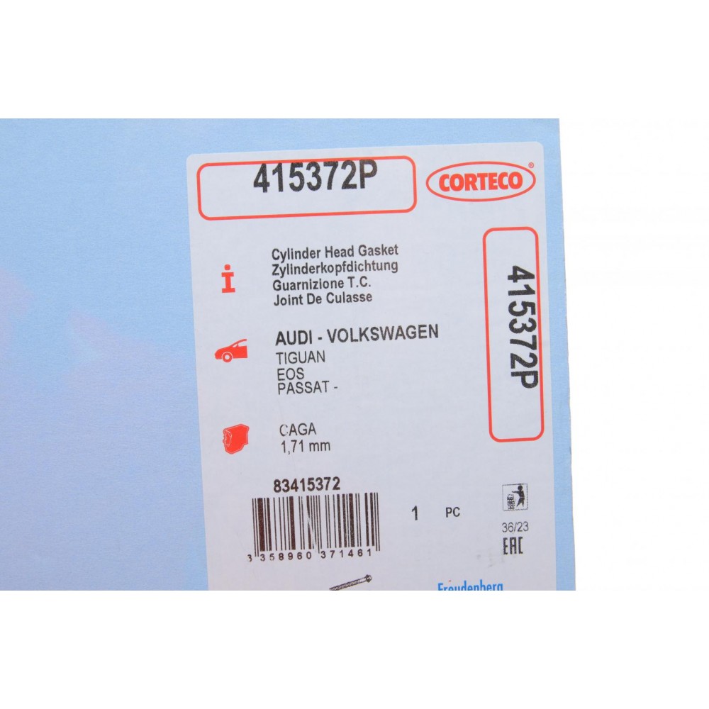 Прокладка ГБЦ VW Golf/Passat 2.0 TDI 05-12 (1.71mm)