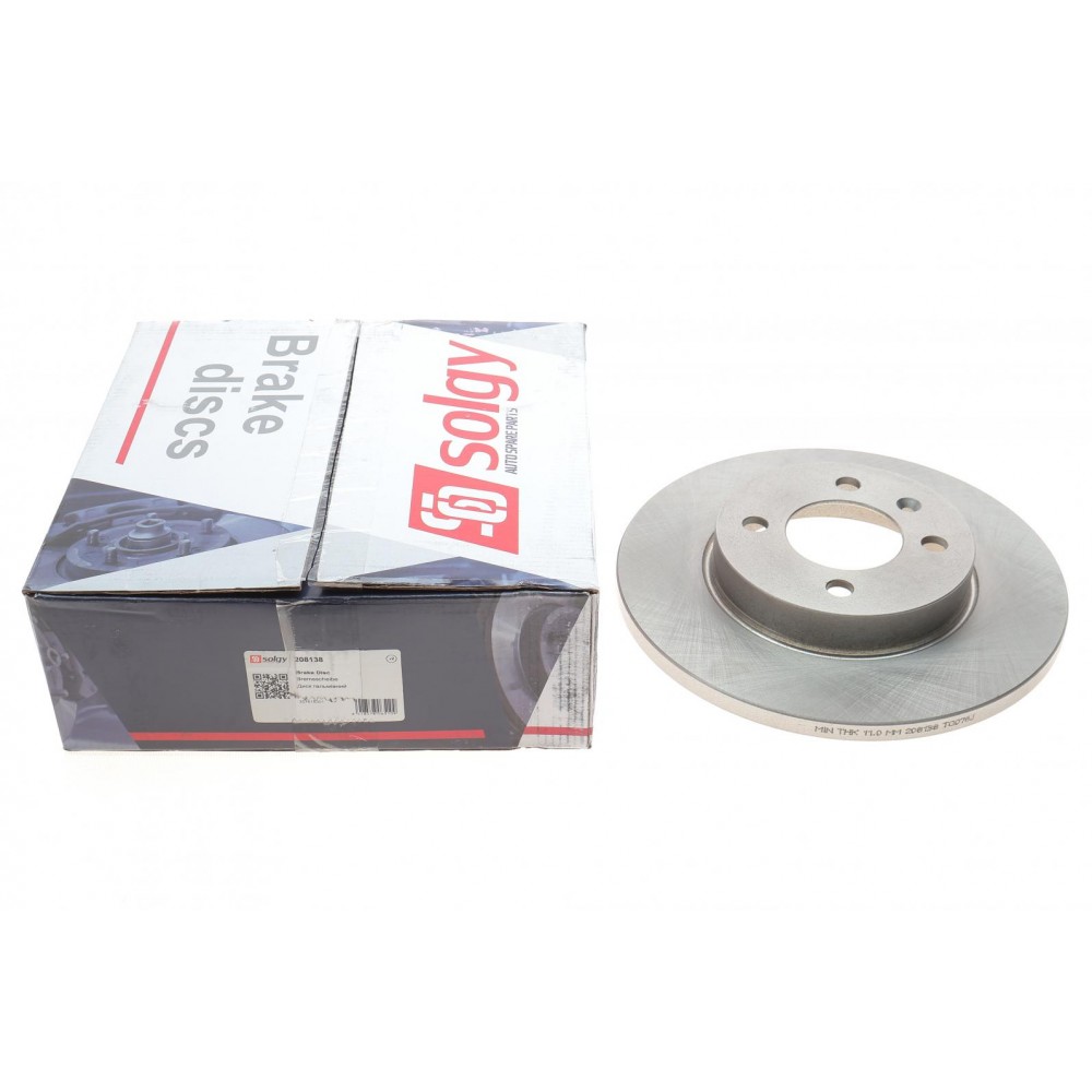 Диск гальмівний (передній) VW Caddy 95-04/Passat 88-97/Golf 92-02 (256x13)
