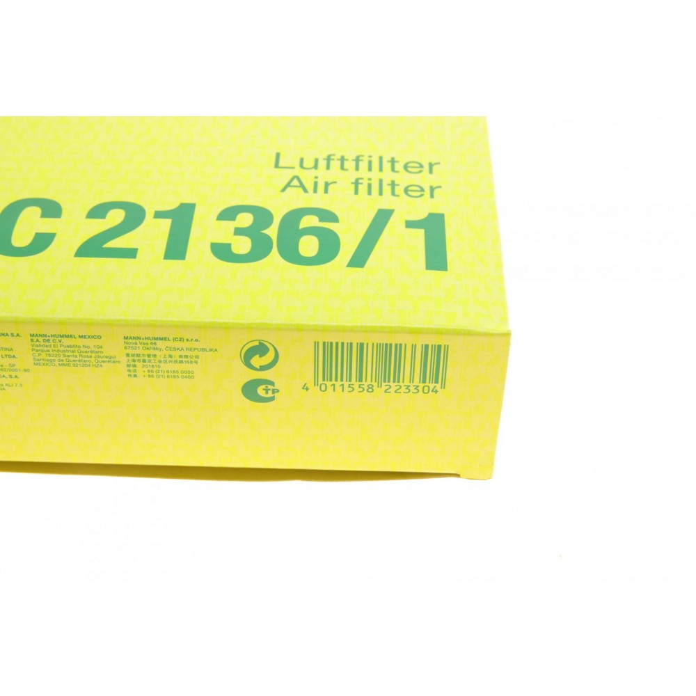 Фільтр повітряний Mitsubishi Colt 1.3/1.6 96-04/Lancer 1.3-2.0 96-08/Outlander 2.0/2.4 16V 03-07