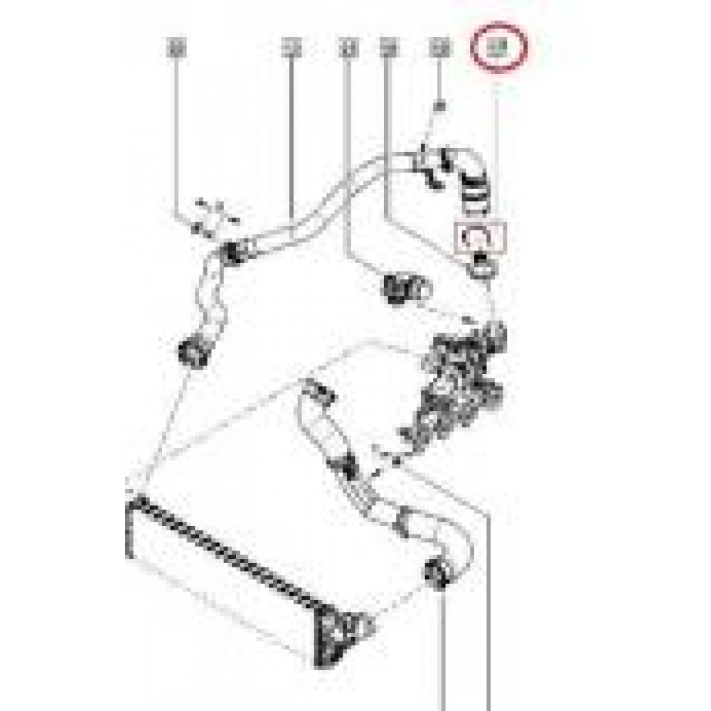 Фіксатор патрубка інтеркулера Renault Master/Opel Movano 2.3 DCI Bi-Turbo 14-