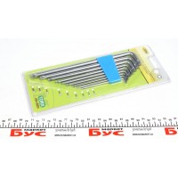 Набір ключів Г-под. Torx з отвором T10-T50