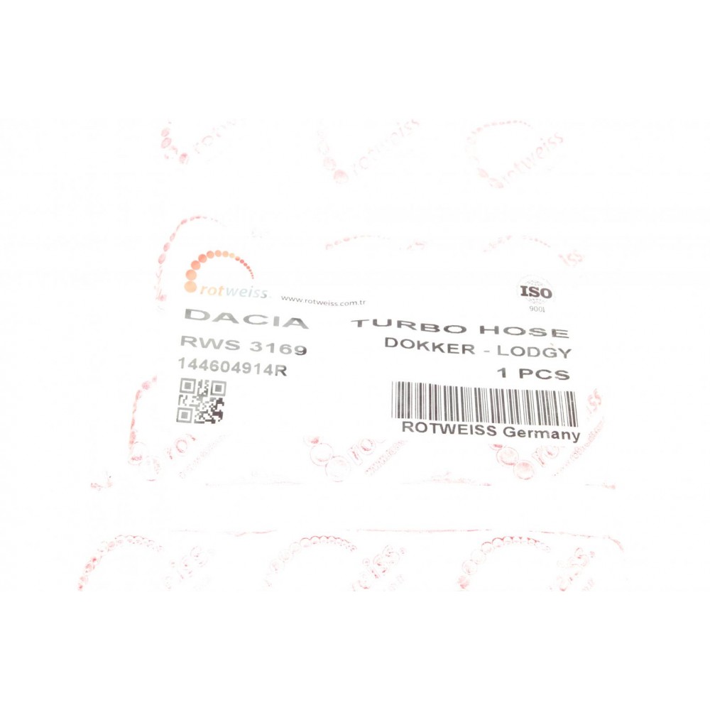 Патрубок інтеркулера (L) Renault Kangoo 1.5 dCi 08-