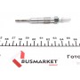 Свічка розжарювання Renault Megane III/Scenic III 1.9dCi 08- (4.4V) M10x1.0 (L=90.5mm) Euro 5