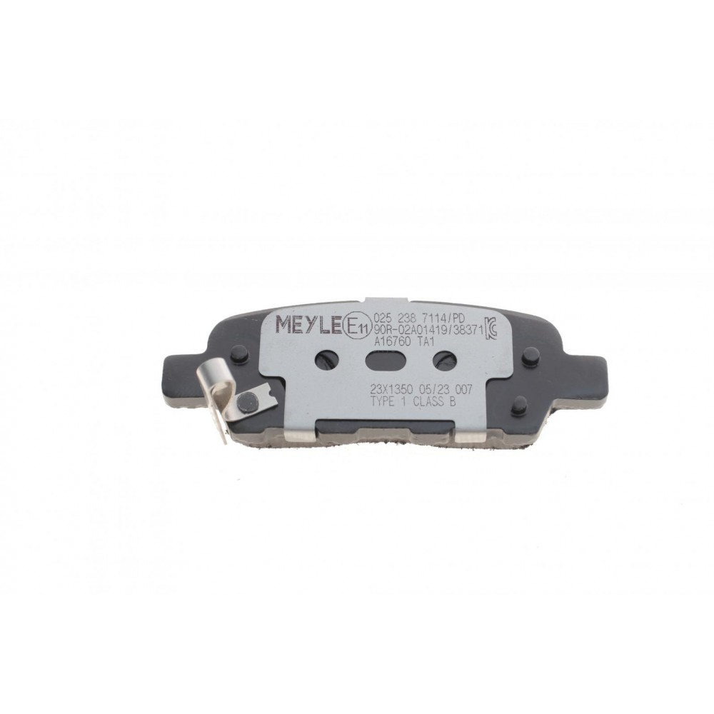 Колодки гальмівні (задні) Renault Koleos/Nissan Juke/Leaf/Qashqai/X-Trail/Suzuki 08- (Akebono)