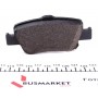 Колодки гальмівні (задні) Toyota Auris 06-/Corolla 1.3-2.0D 12- (Galfer)