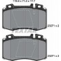 Колодки гальмівні (передні) MB S-class (W220) 98-05 (Brembo) Q+