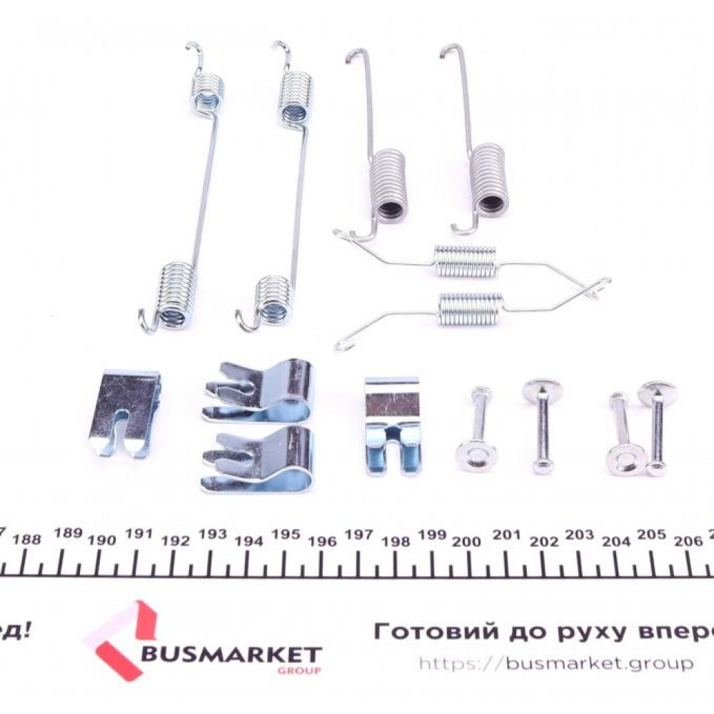 Комплект пружинок колодок ручника Ford Focus II 10-/Transit Courier 14- (Lucas)