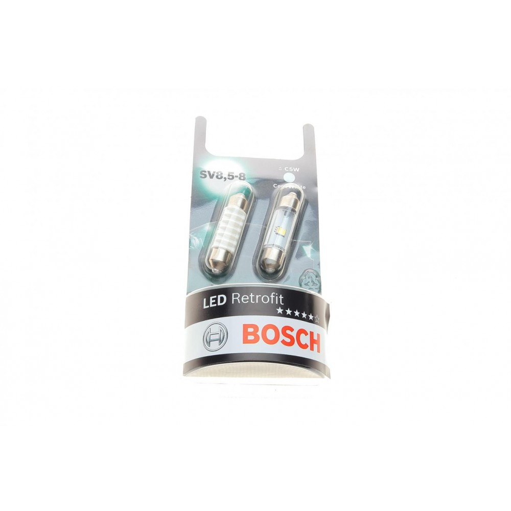 Автолампа C5W 12V 1W S8.5d LED Retrofit BL (палець) К-кт 2 шт.