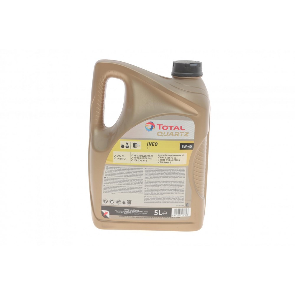 Олива 5W40 Quartz INEO C3/GM DEXOS2 (5L)