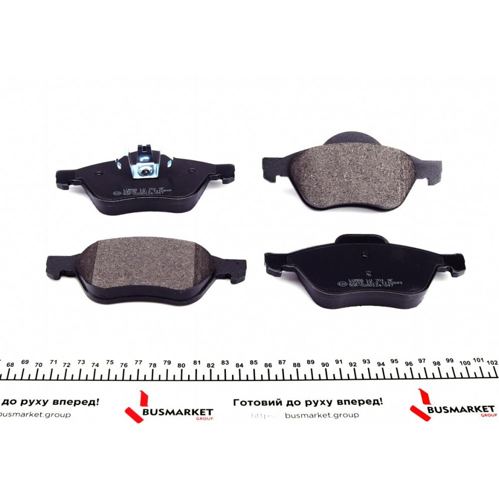 Колодки гальмівні (передні) Renault Megane II/Scenic II 1.4-2.0D 02- (Ate)