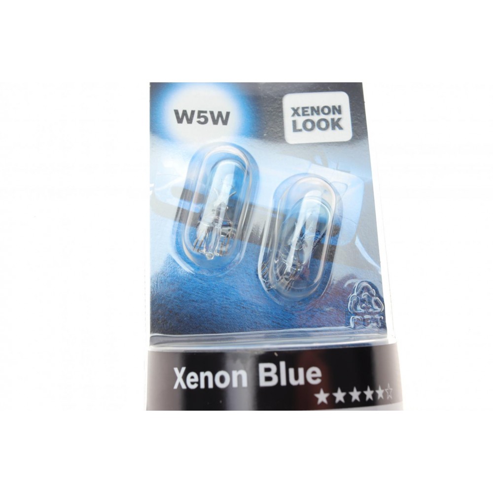 Автолампа W5W 12V 5W W2.1x9.5d Xenon Blue (BL)