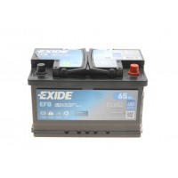 Акумуляторна батарея 65Ah/650A (278x175x175/+R/B13) (Start-Stop EFB)
