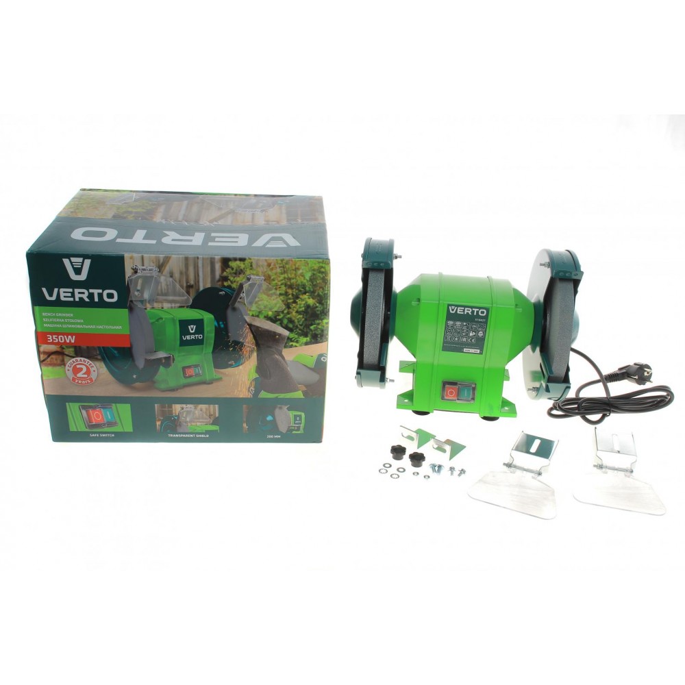 Верстат точильний Ø200 mm/220 V/350 W/2950 rpm (настільний)