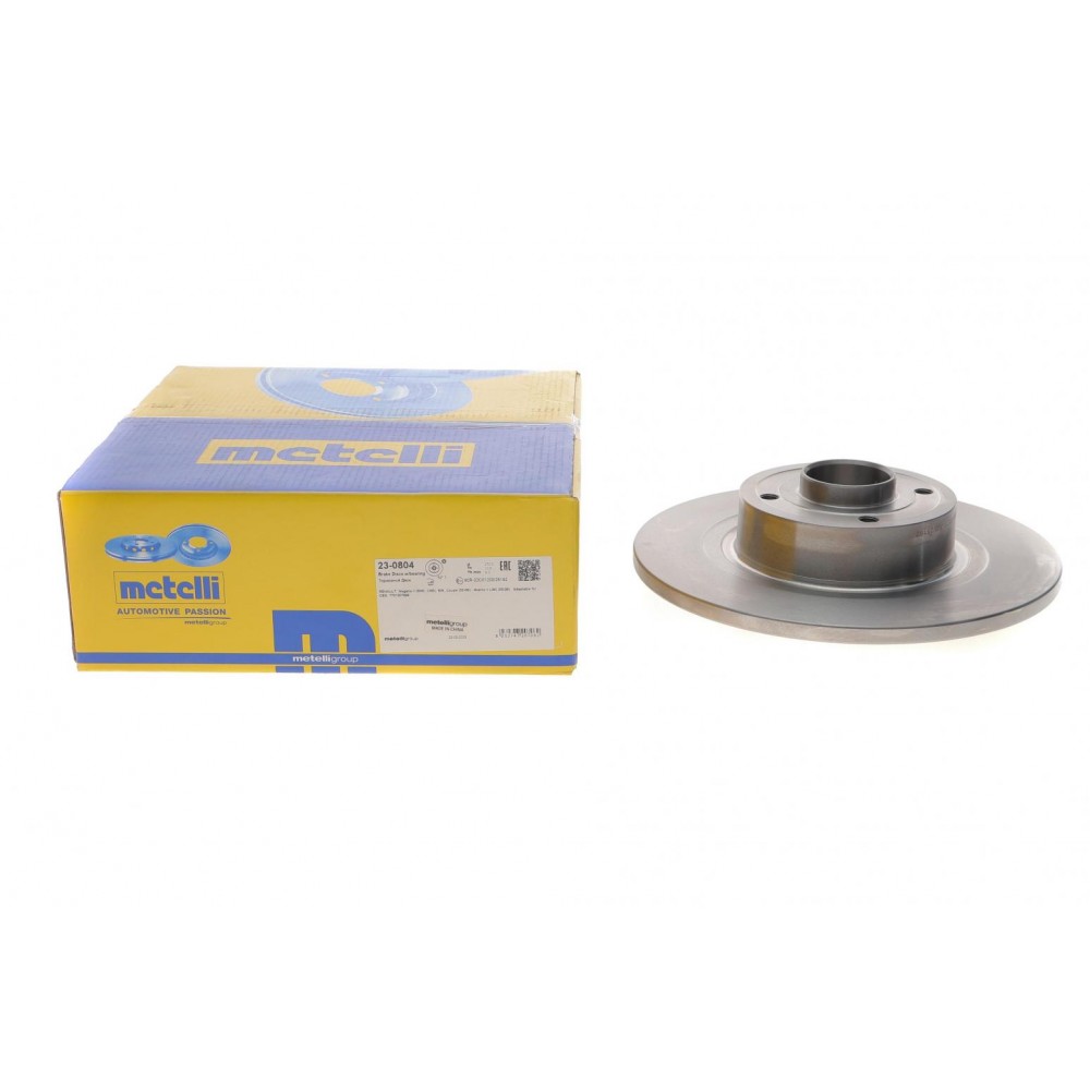 Диск гальмівний (задній) Renault Scenic II/Megane II 03-10 (270х10) (+ABS) (з підшипником) (повний)