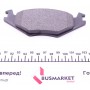 Колодки гальмівні (передні) VW Golf/Jetta 83-91 (137.8x15.3x48.8)
