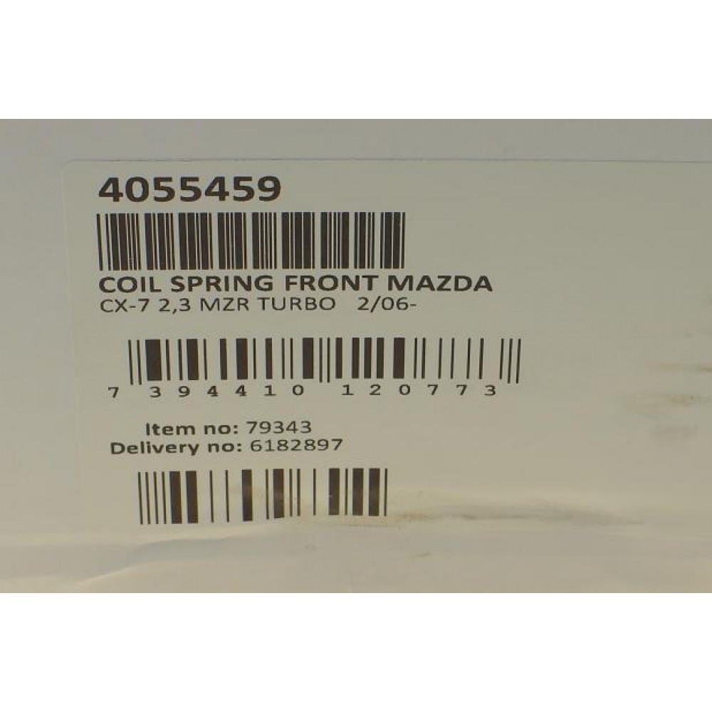 Пружина (передня) Mazda CX-7 2.3MZR DISI Turbo 06-14 (позашляховик)