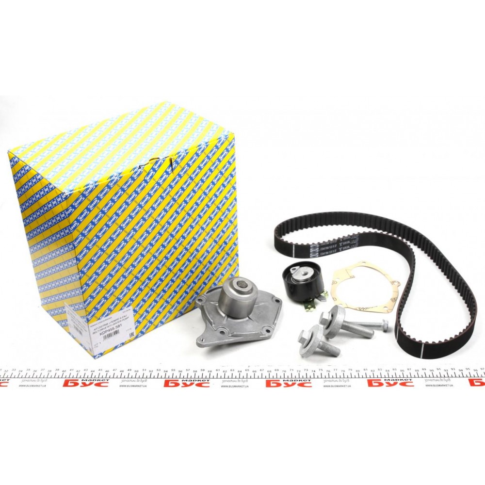 Комплект ГРМ + помпа Renault Kangoo 1.5dCi 01- (123HTx27)