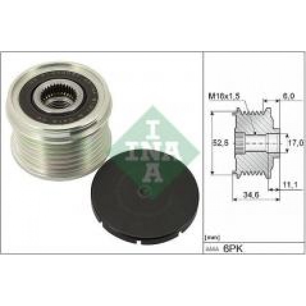 Шків генератора Nissan Murano III (Z52)/X-Trail(T32) 2.0, 4x4-i, 13-
