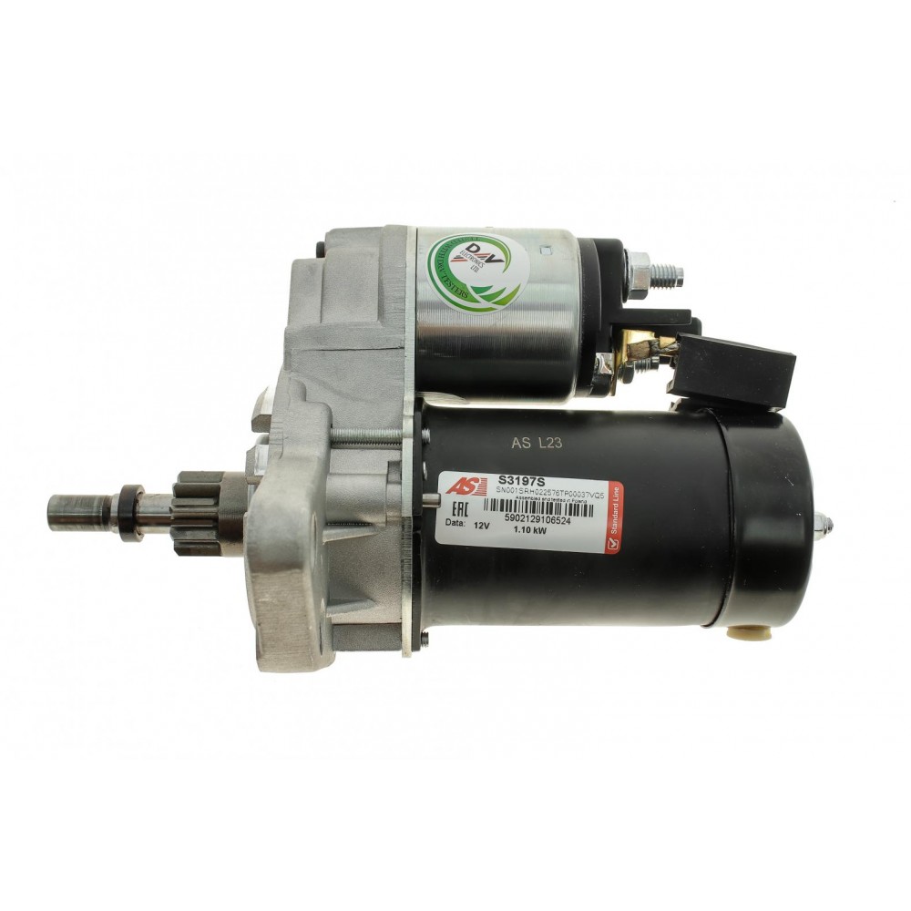 Стартер VW Caddy I/II 82-00/T4 90-03 (12V/1.1kw) (z=9)