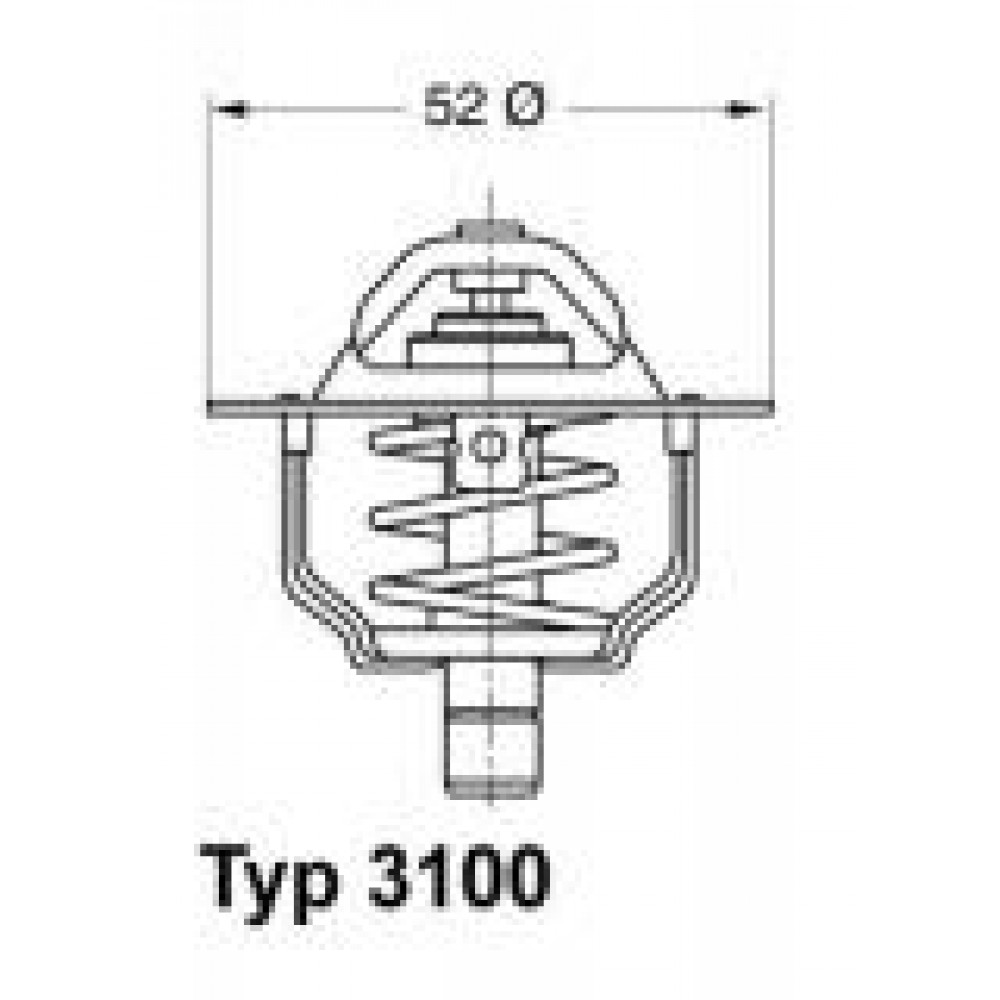 Термостат Ford Transit 2.0i/2.3 94- (більше не постачається)
