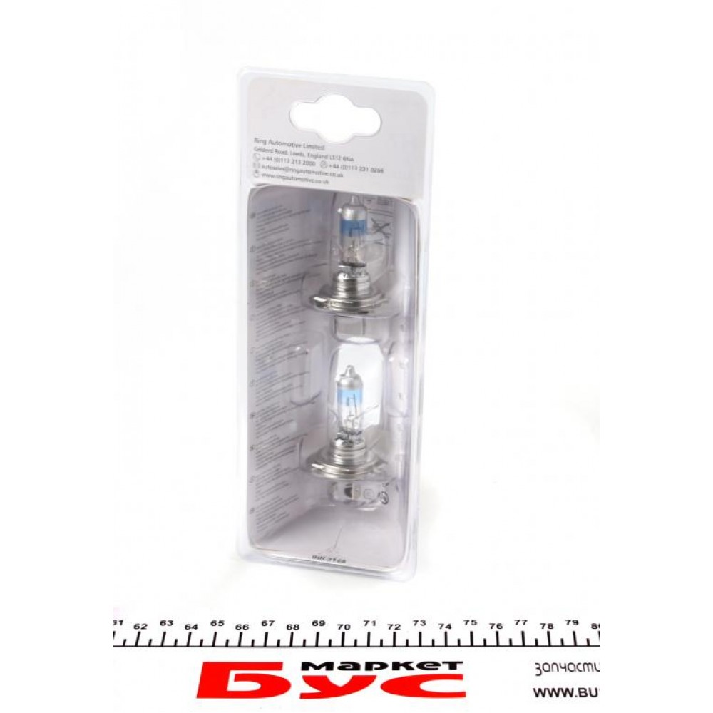 Автолампа H7 12V 55W PX26d Xenon 4400K+30% (блістер/2шт.)