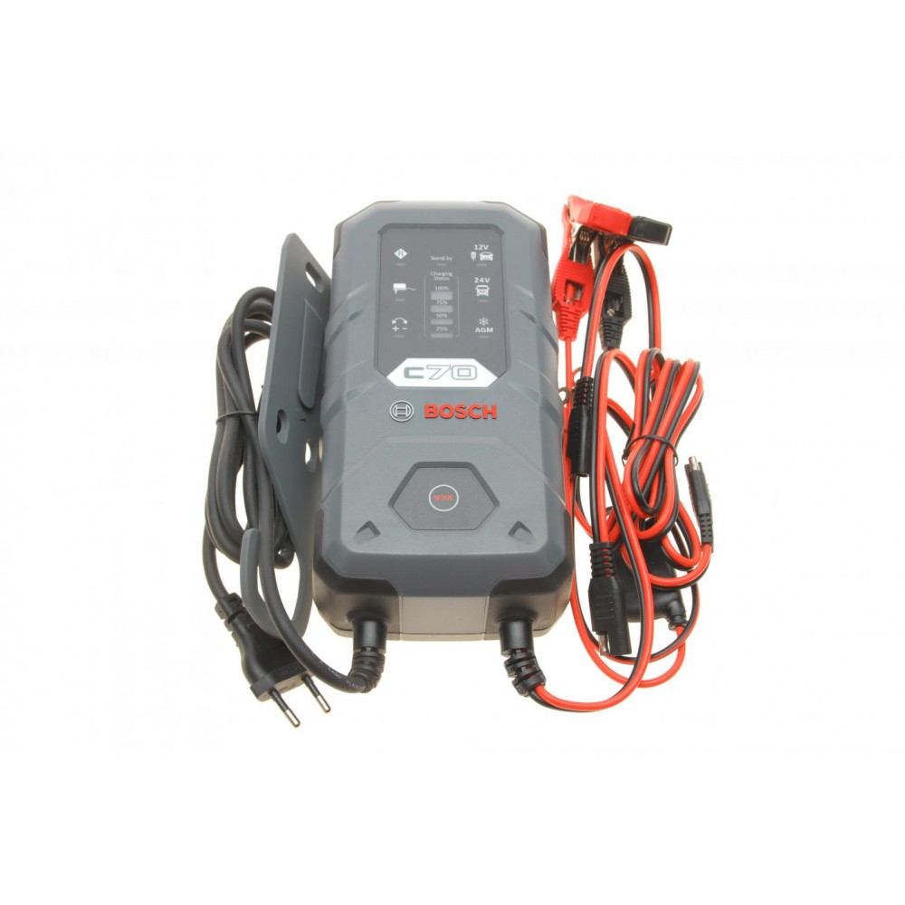 Зарядний пристрій C70 (12V/24V) (14Ah до 300Ah) 10A (EFB/GEL/VRLA/AGM) з підтримкою заряду
