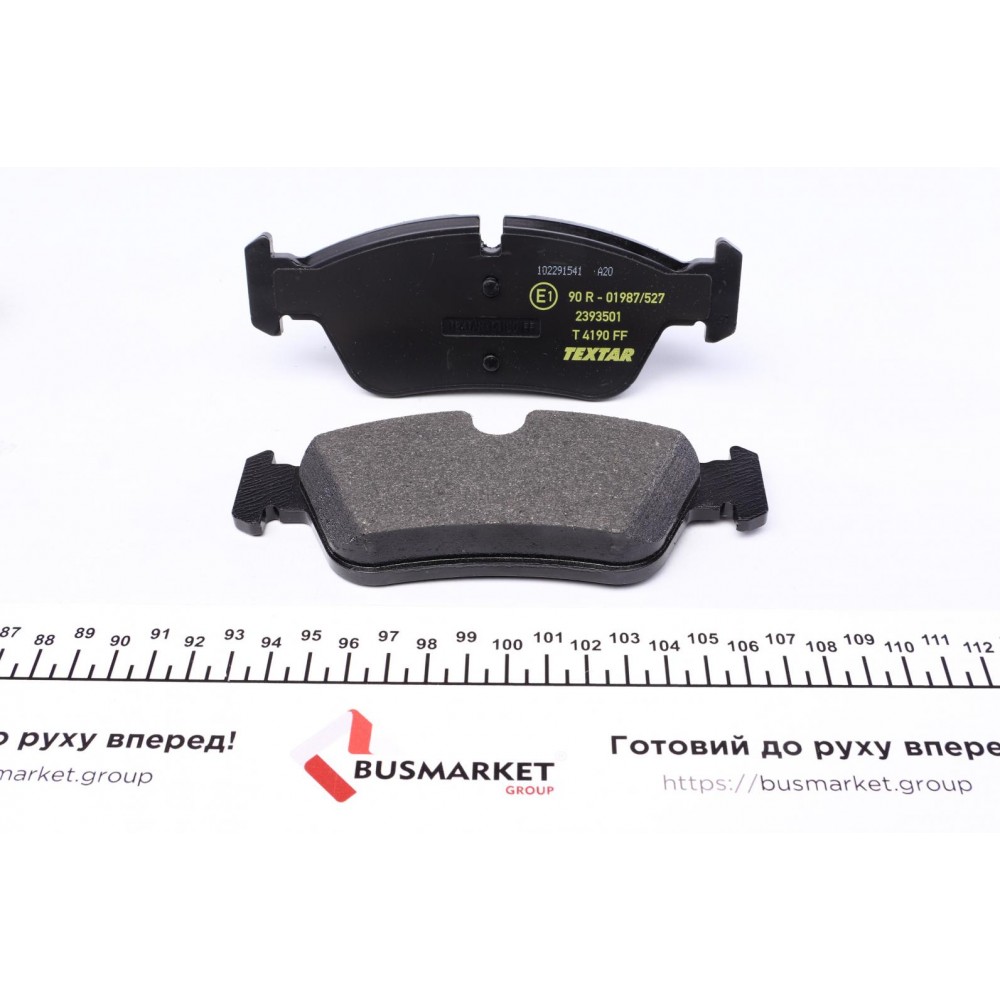 Колодки гальмівні (передні) BMW 1 (E87)/ 3 (E90) 1.6/2.2/2.0D 04-11 (Ate-Teves) Q+