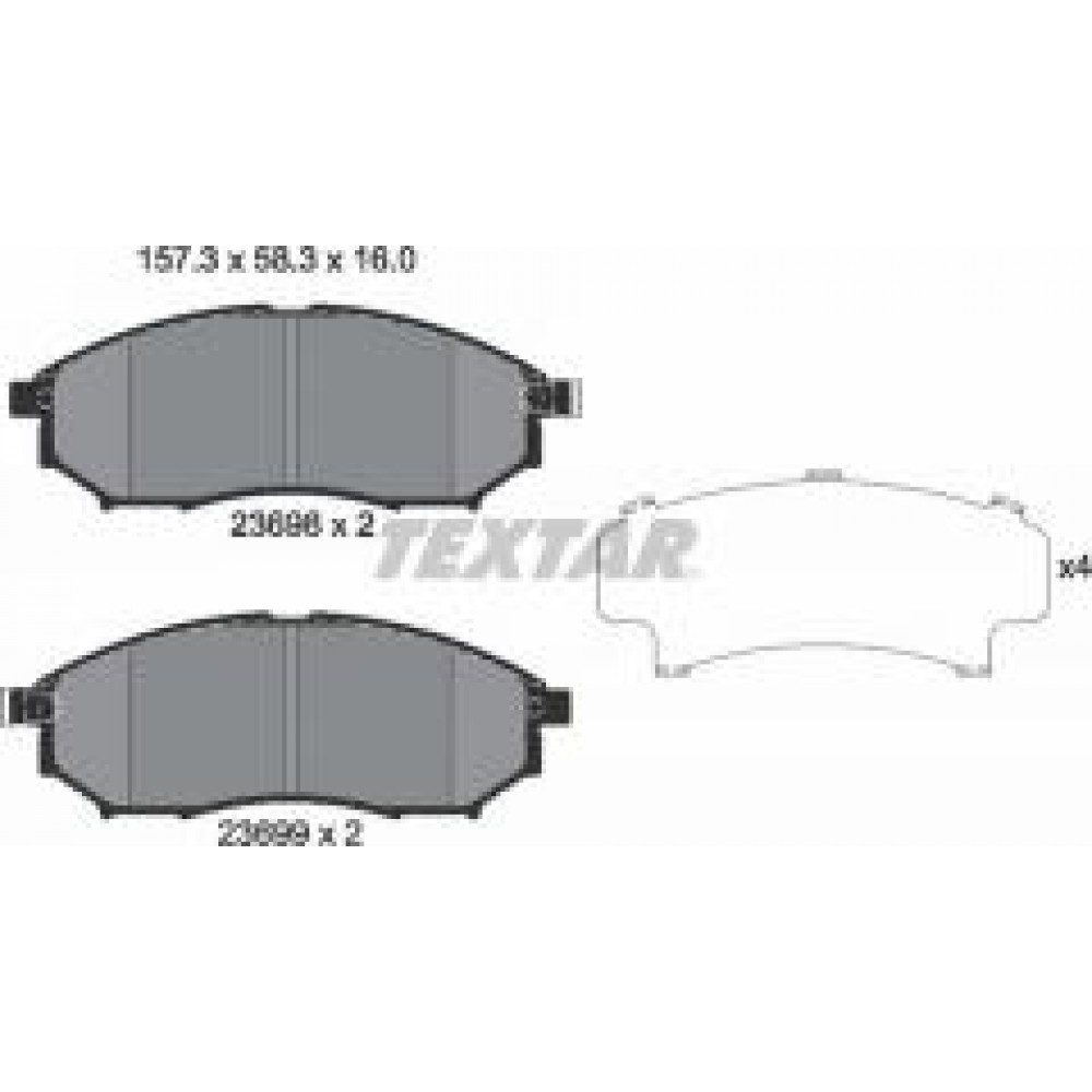 Колодки гальмівні (передні) Renault Koleos 08-/Nissan Qashqai 07-14/Pathfinder/NP300 05-(Sumitomo)