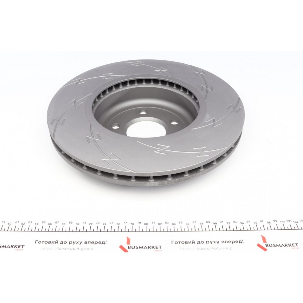 Диск гальмівний (передній) BMW 5 (F10/F11)/6 (F06/F13) 09- (L) (348x30) (з покр.) (з прорезом) (вент)