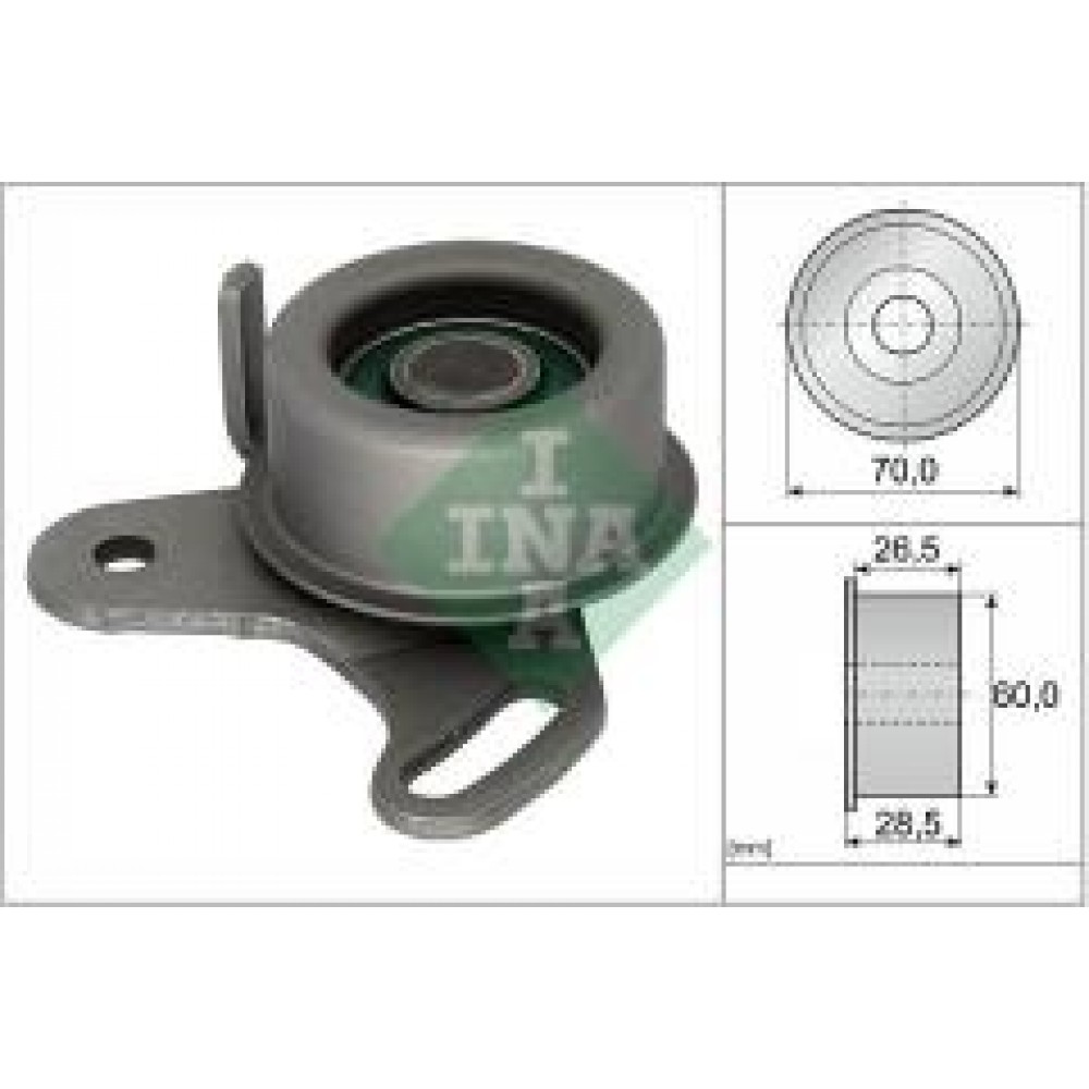 Ролик ГРМ Hyundai Accent/Elantra 1.3-1.6 94-10 (натяжний) (60х28.5)