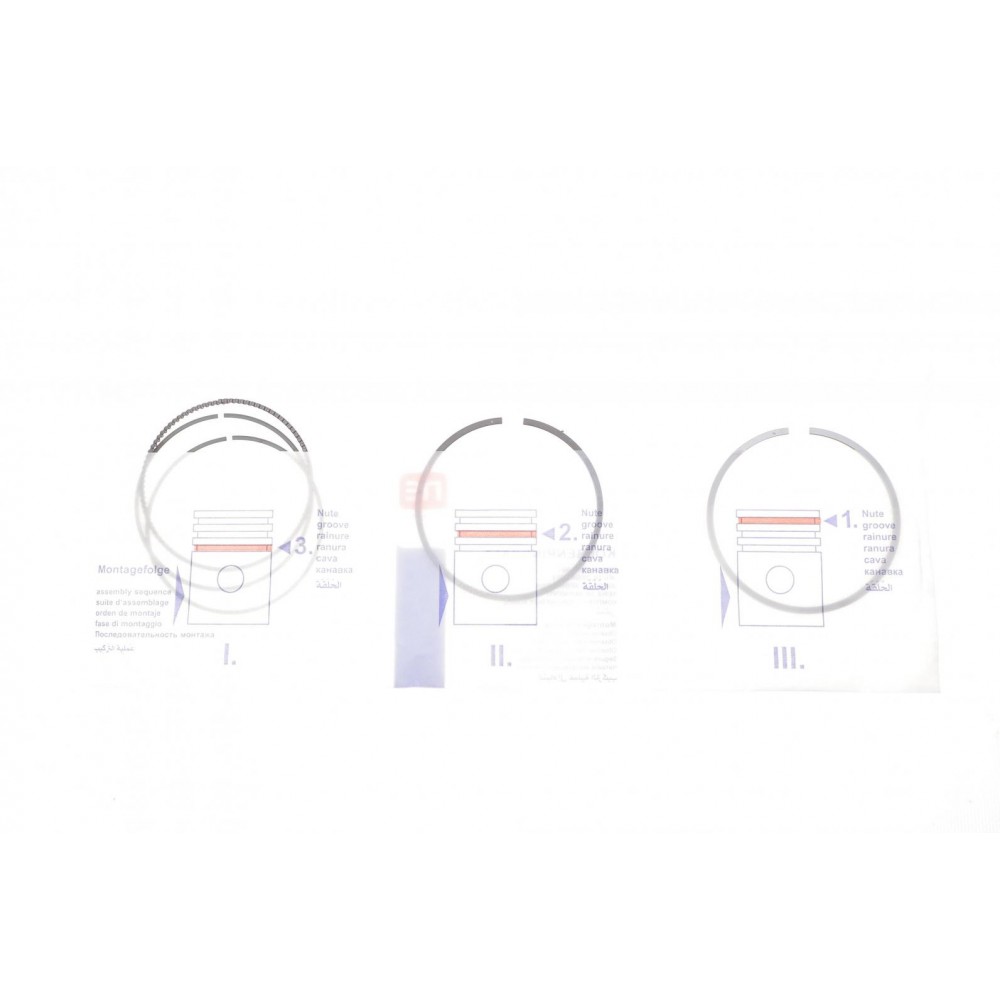 Кільця поршневі Ford Tourneo Connect/Transit Connect 1.6 13- (79mm/STD) (1.2-1.2-2.0) = 8921760000