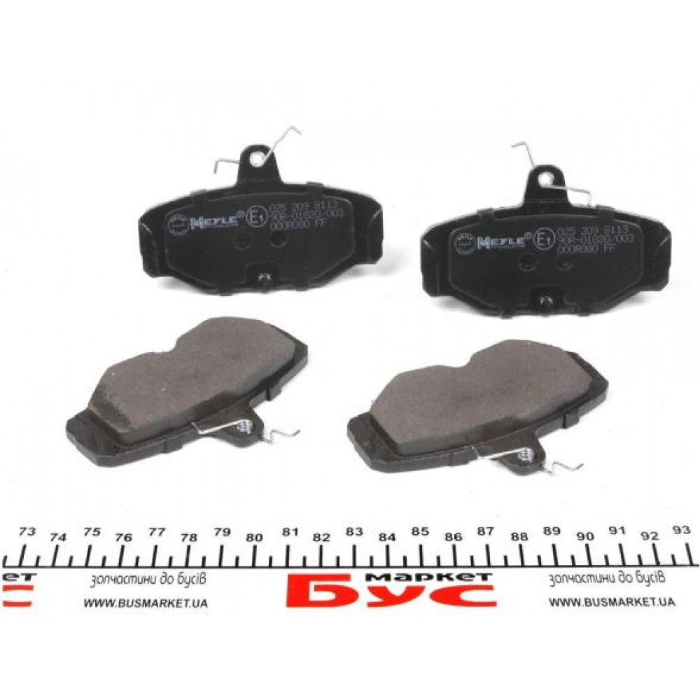 замінений на 025 209 8113/PD Колодки гальмівні (задні) Ford Scorpio/Sierra 1.6-2.9 82-02