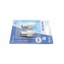 Автолампа P21/5W 12V 2.4/0.48W BAY15d LED (біла) (к-кт 2шт)