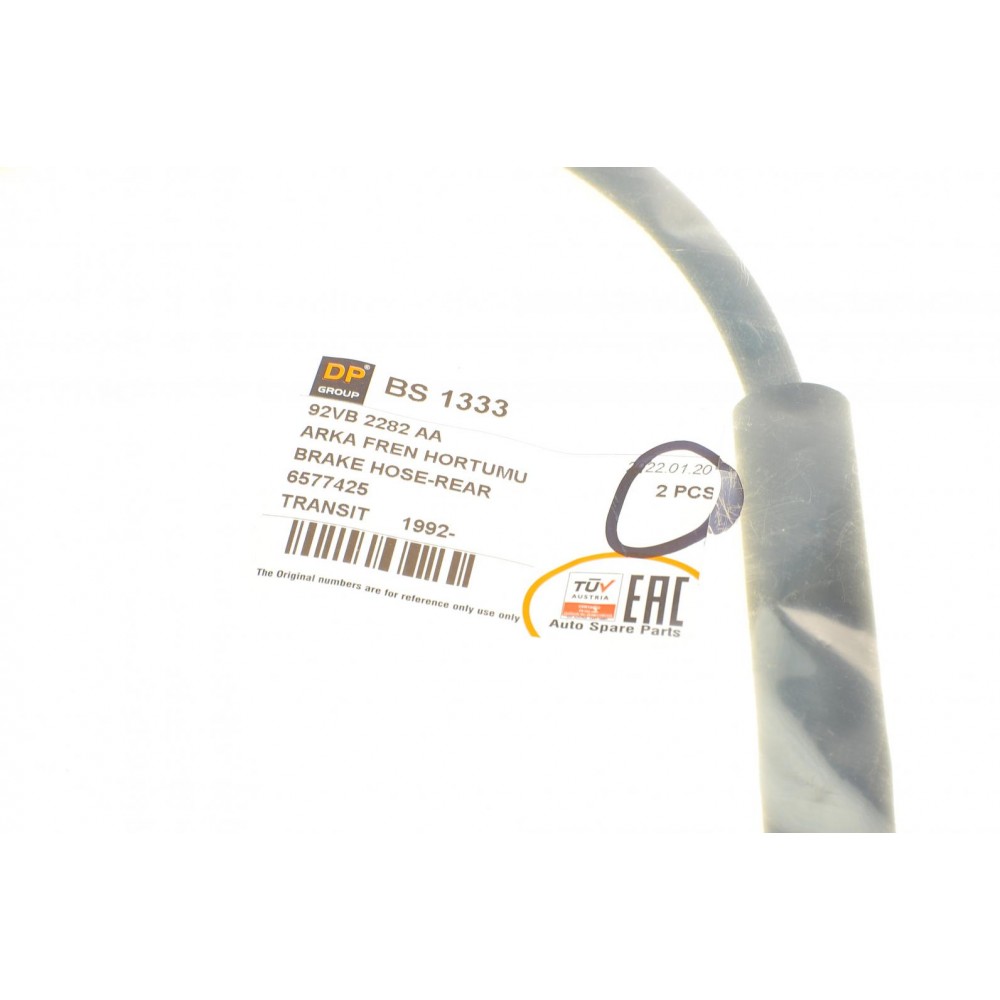 Шланг гальмівний (задній) Ford Transit 92-