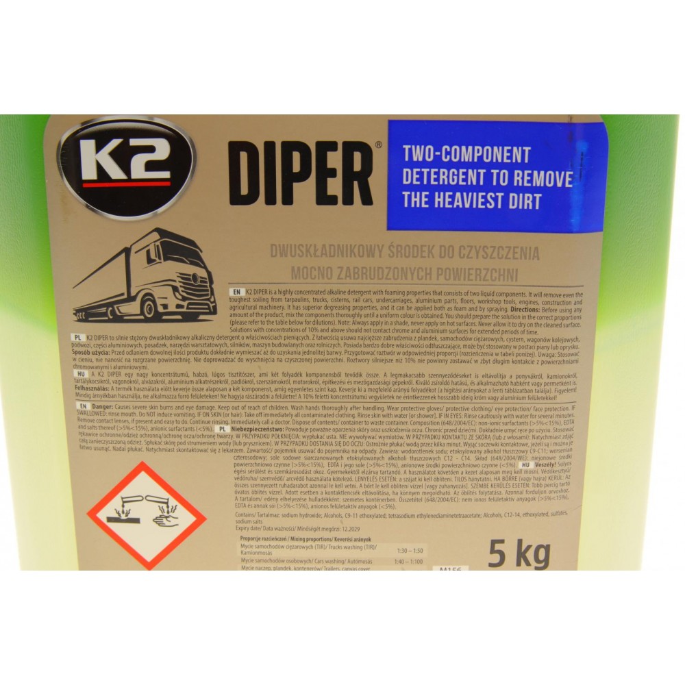 Шампунь для безконтактної мийки автомобіля Diper (5L)