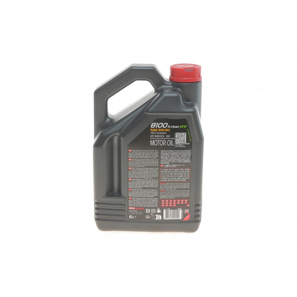 Олива 5W30 X-clean EFE 8100 (4L) (109171) (LL-04/9.55535-S1/S3/229.52/GM DEXOS2/MB 229.52)