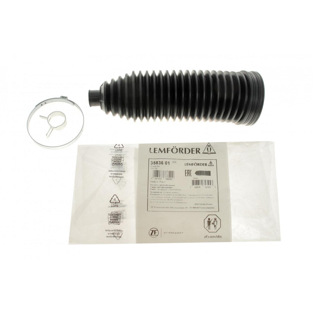 Пильник рейки рульової BMW 5 (F10)/7 (F01/F02/F03/F04)/X6 (E71/E72) 09- (+2 хомути)