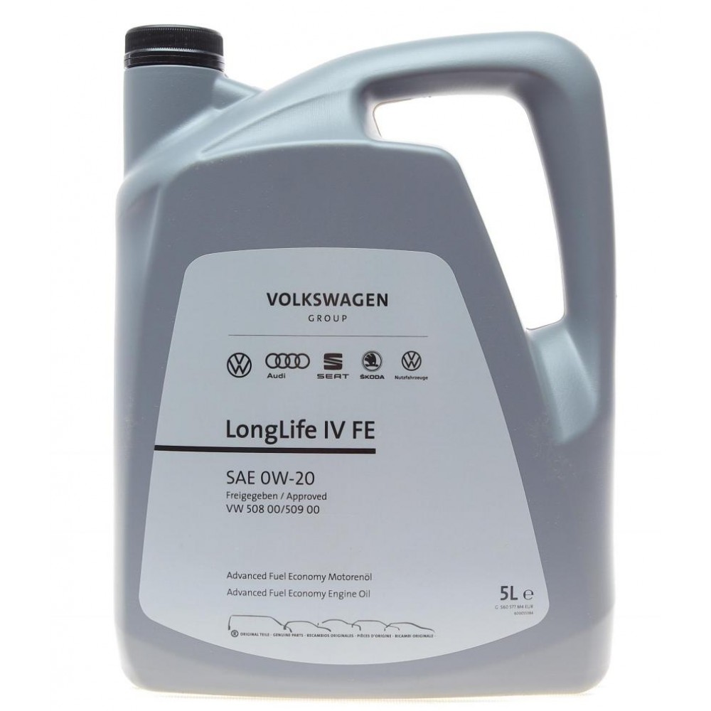Олива 0W20 LongLife IV (5л) VW 508.00/509.00