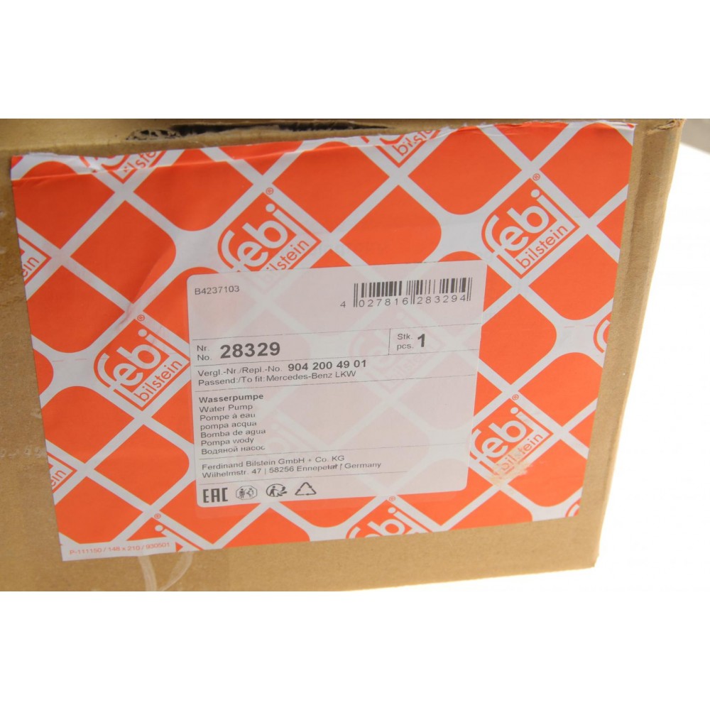 Помпа води MB Vario 4.3TDI