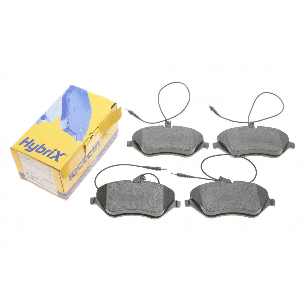 Колодки гальмівні (передні) Citroen C5 08-/C6 05-12/Peugeot 407 04-10/607 00-11 (+датчики) 