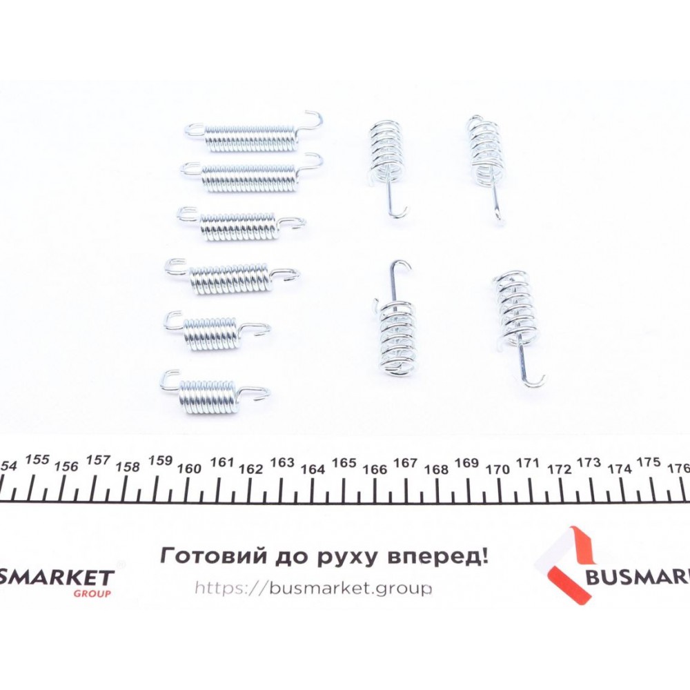 Комплект пружинок колодок ручника MB Sprіnter 906, 515 (спарка) (172x42) (Ate)