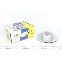 Диск гальмівний (передній) Citroen Jumper/Fiat Ducato/Peugeot Boxer 1.4t 94- (280x24) (з покр) (вент)