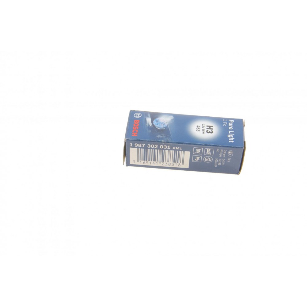 Автолампа H3 12V 55W PK22s Pure Light