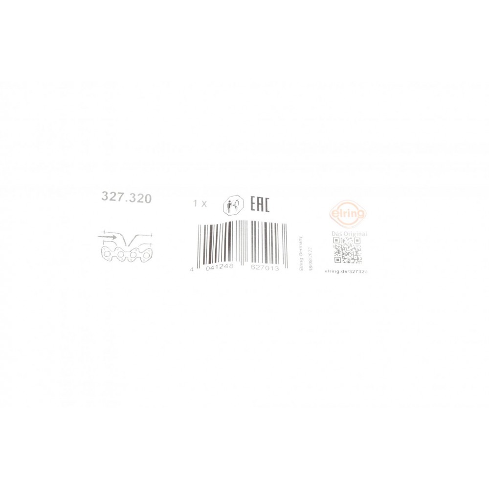 Прокладка колектора впускного Nissan Qashqai/Renault Clio 2.0 06-14